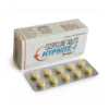 Hypnite-1 Eszopiclone tablets box with yellow pills in blister packaging